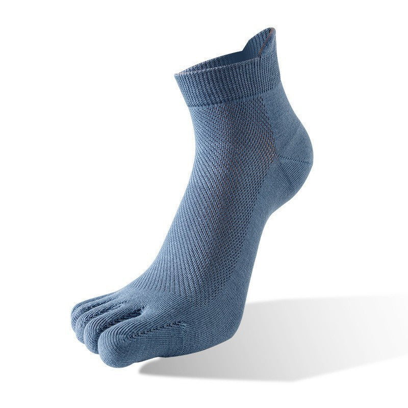 Mens Breathable Five-Toe Sports Socks