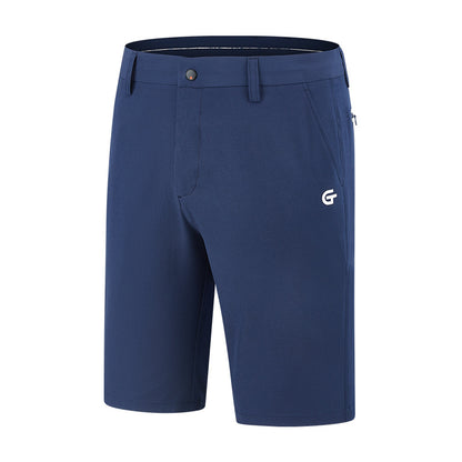 Mens Breathable Golf Shorts Straight Leg Pants