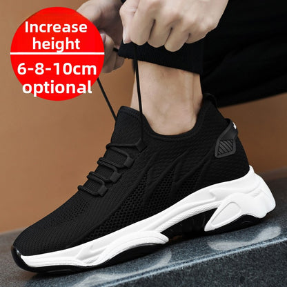 Mens Breathable Height Increase Casual Shoes