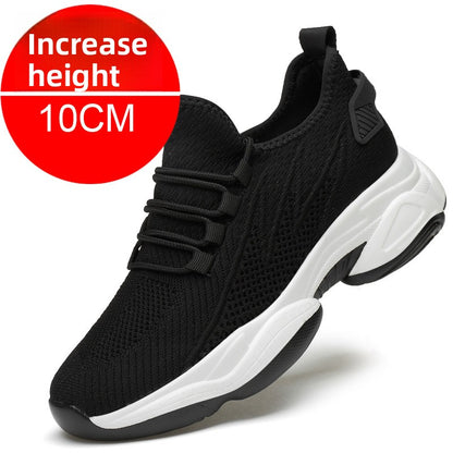 Mens Breathable Height Increase Casual Shoes