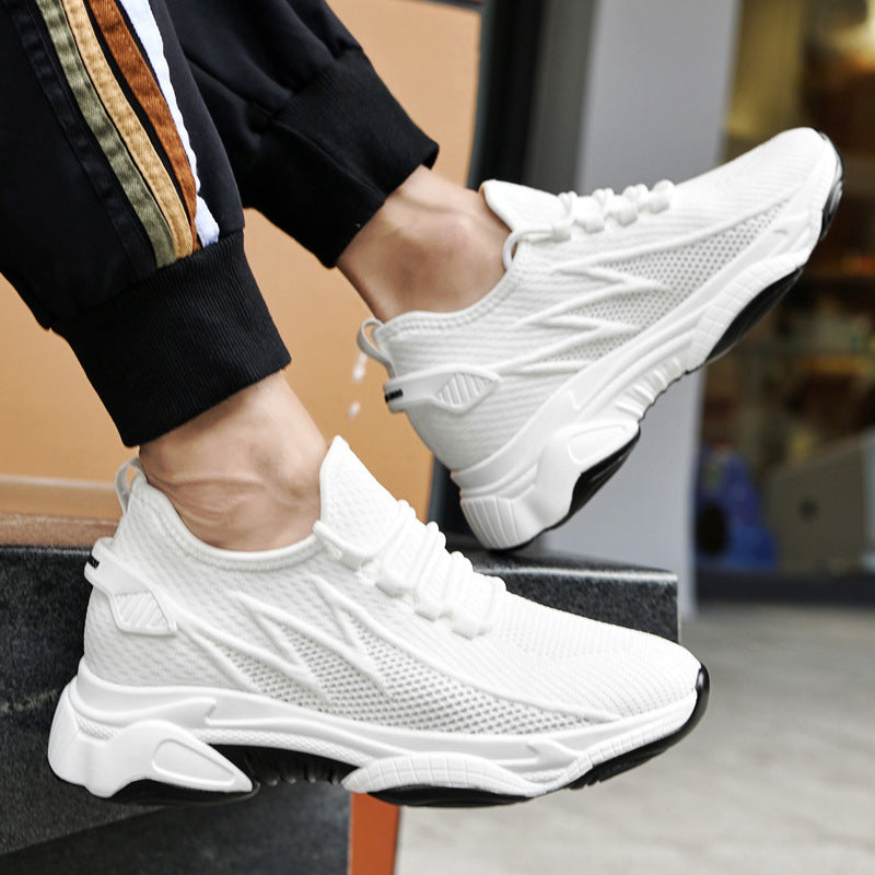 Mens Breathable Height Increase Casual Sneakers