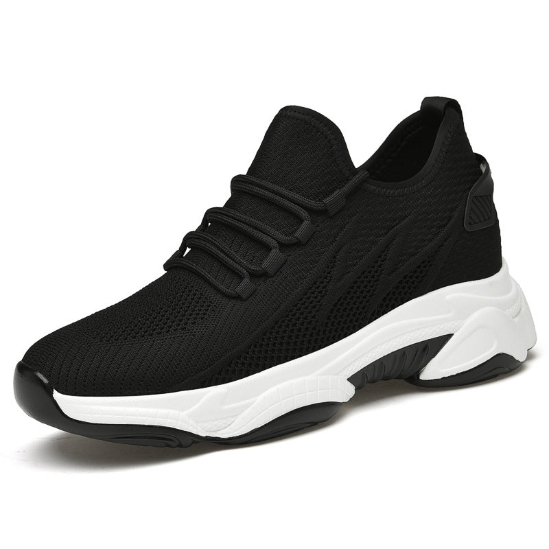 Mens Breathable Height Increase Casual Sneakers