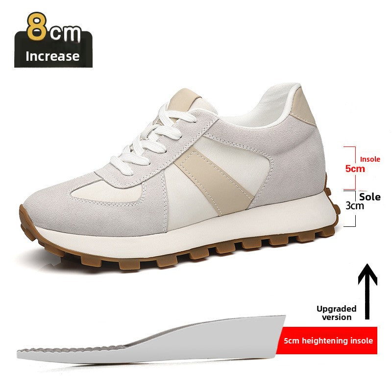 Mens Breathable Height Increase Casual Sneakers