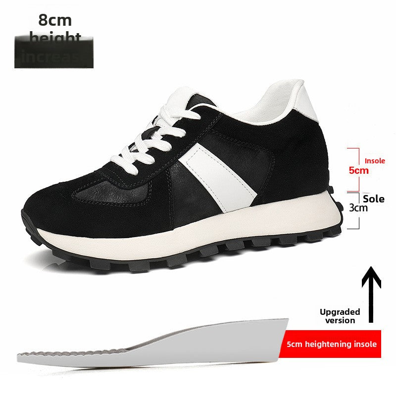 Mens Breathable Height Increase Casual Sneakers