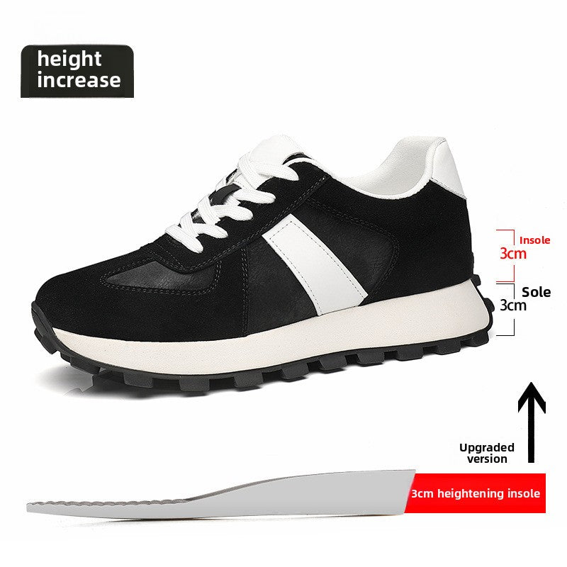 Mens Breathable Height Increase Casual Sneakers
