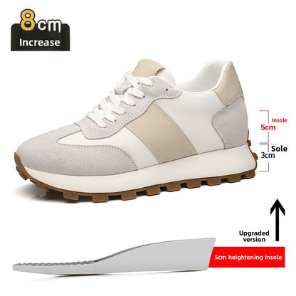 Mens Breathable Height Increase Casual Sneakers