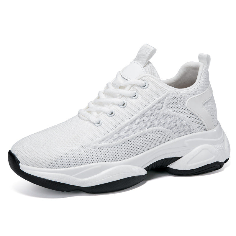 Mens Breathable Height Increasing Casual Shoes