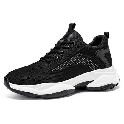 Mens Breathable Height Increasing Casual Shoes