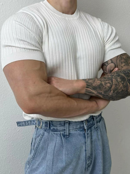 Mens Breathable Knit T-shirt