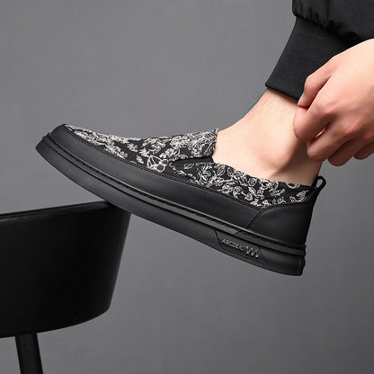 Mens Breathable Mesh Slip On Casual Shoes