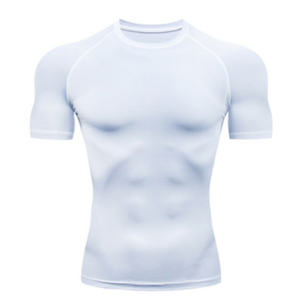 Mens Breathable Quick-Dry Compression T-Shirt