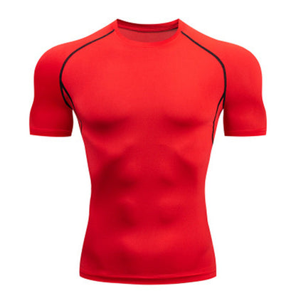Mens Breathable Quick-Dry Compression T-Shirt