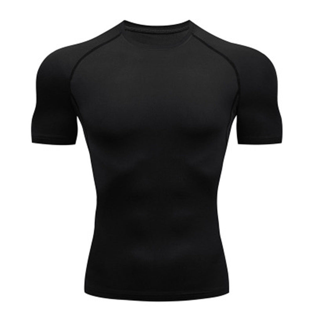 Mens Breathable Quick-Dry Compression T-Shirt