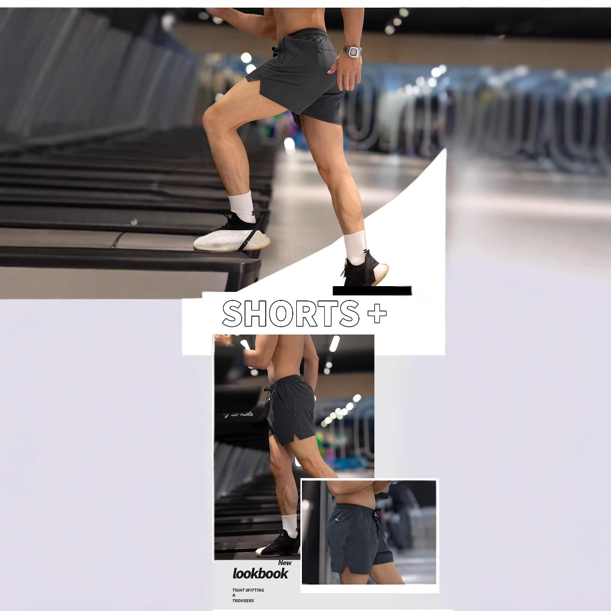 Mens Breathable Quick Drying Running Shorts