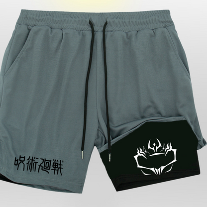 Mens Breathable Running Shorts with Phone Pocket
