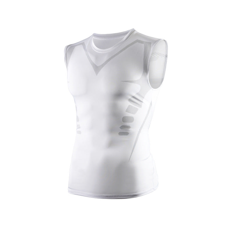 Mens Breathable Sleeveless Sport Vest