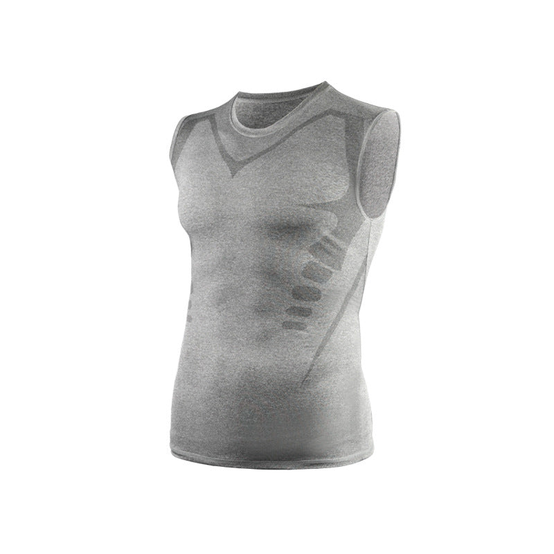 Mens Breathable Sleeveless Sport Vest
