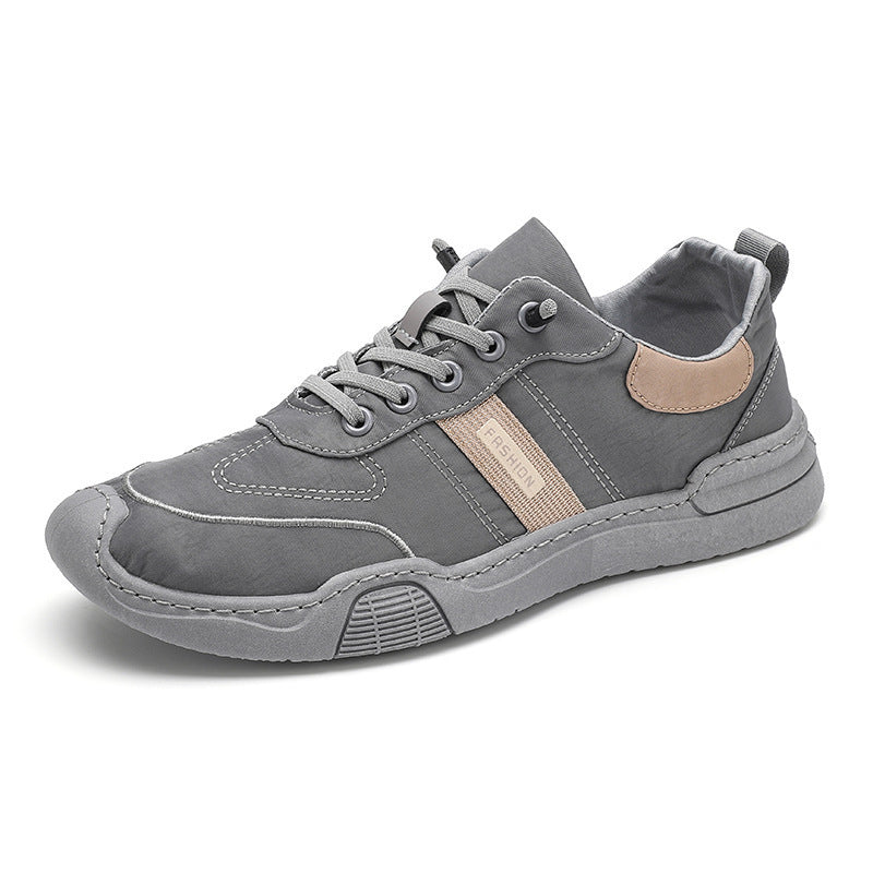 Mens Breathable Slip-On Canvas Sneakers