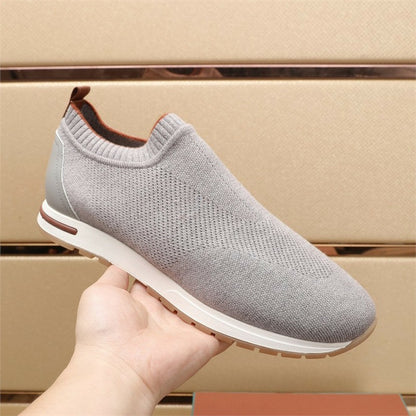 Mens Breathable Slip-On Casual Shoes