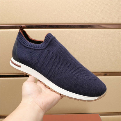 Mens Breathable Slip-On Casual Shoes