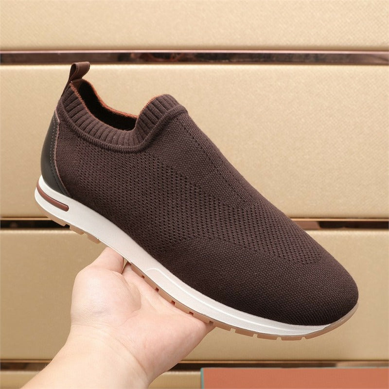 Mens Breathable Slip-On Casual Shoes
