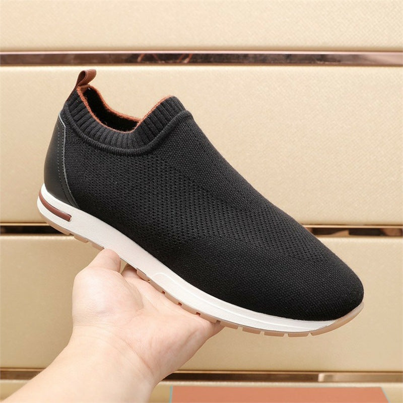 Mens Breathable Slip-On Casual Shoes