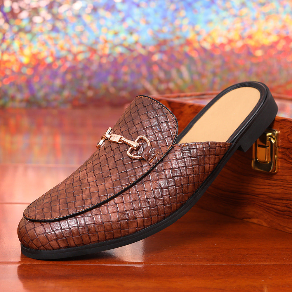 Mens Breathable Slip-On Slippers