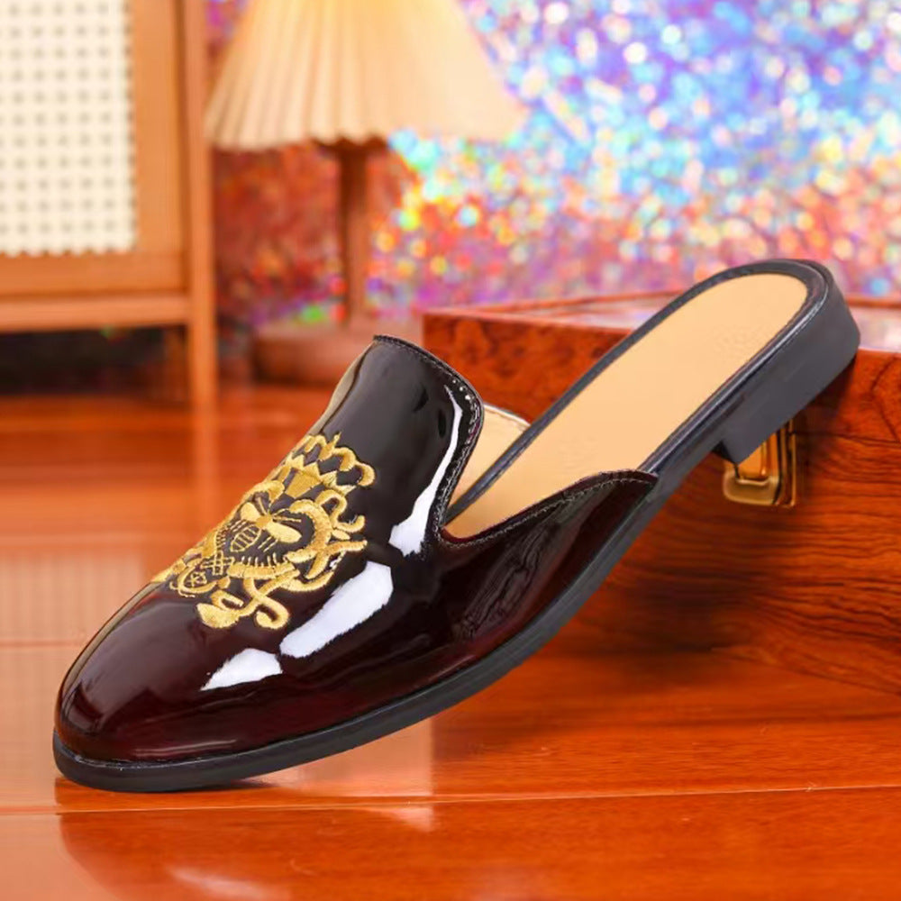Mens Breathable Slip-On Slippers