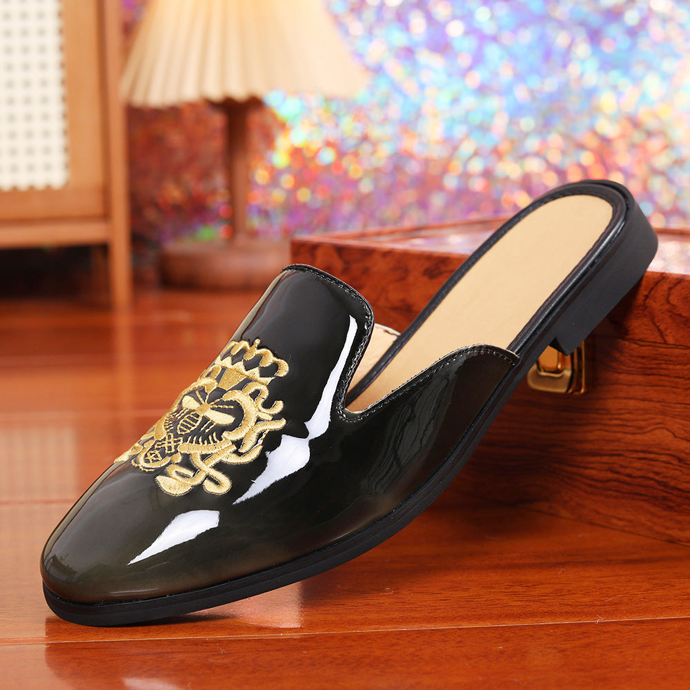 Mens Breathable Slip-On Slippers