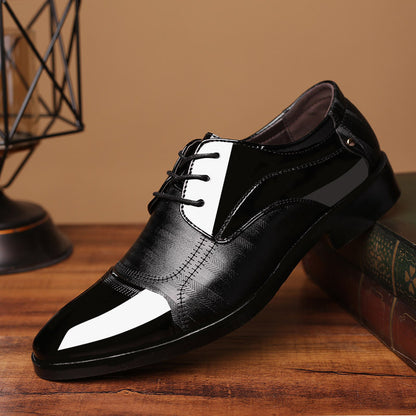 Mens British Style Business Casual Leather Loafers