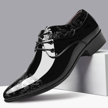 Mens British Style Business Casual Leather Loafers
