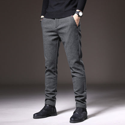 Mens Brushed Fleece Casual Pants