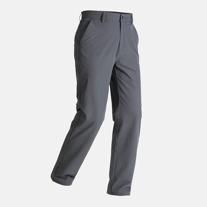 Mens Business Casual Straight Leg Trousers