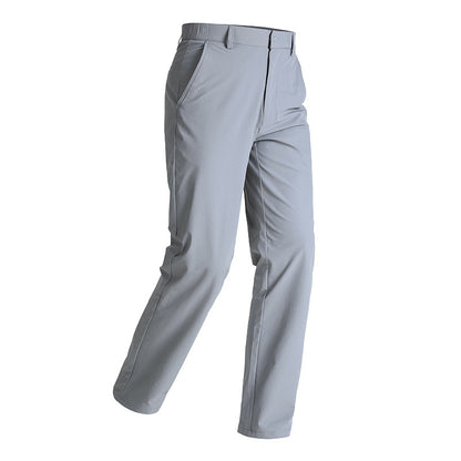 Mens Business Casual Straight Leg Trousers