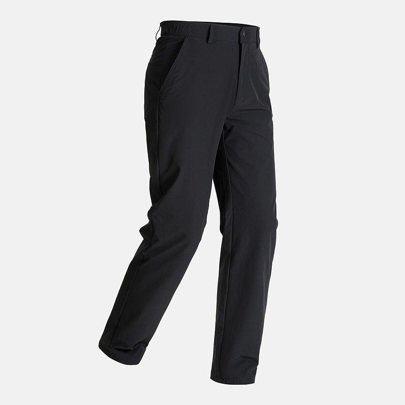 Mens Business Casual Straight Leg Trousers