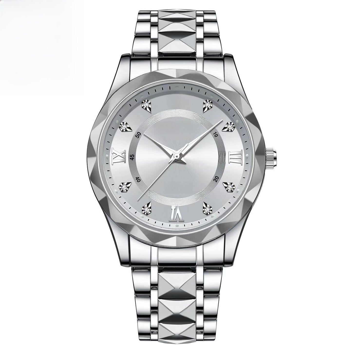 Mens Calendar Luminous Waterproof Quartz Watch
