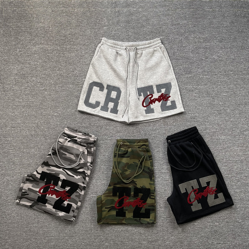 Mens Camouflage Fleece Lined Shorts