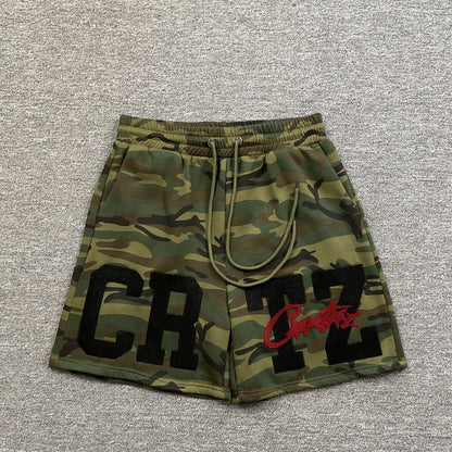 Mens Camouflage Fleece Lined Shorts