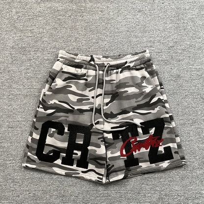 Mens Camouflage Fleece Lined Shorts