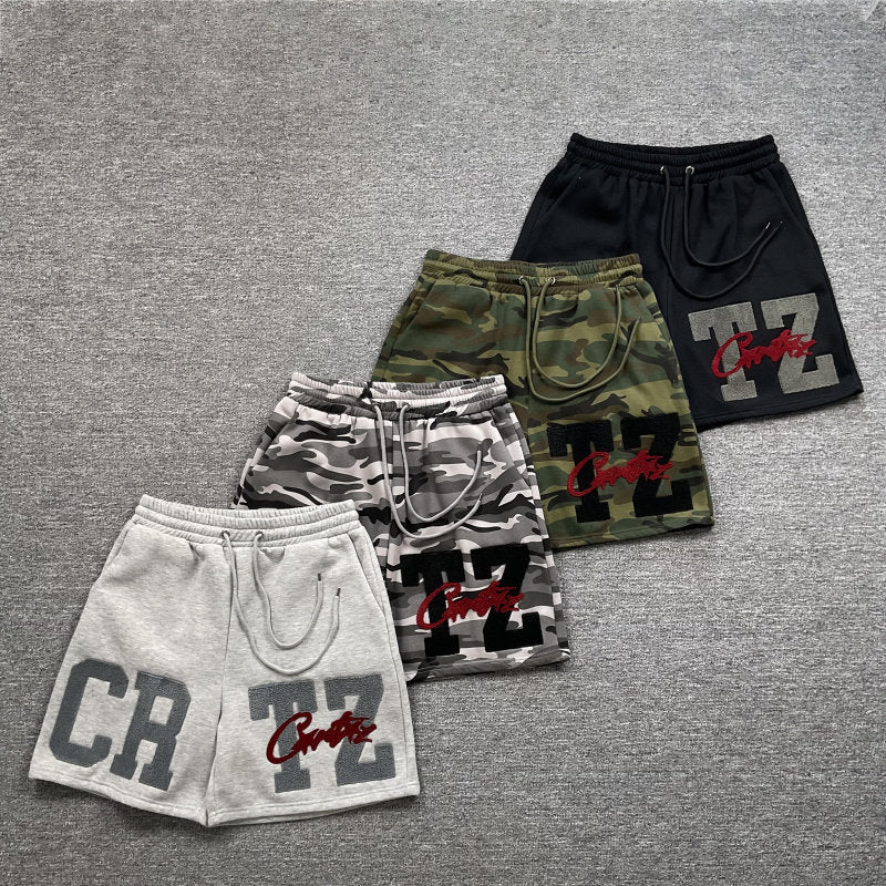 Mens Camouflage Fleece Lined Shorts