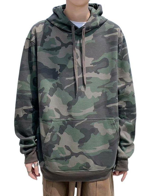 Mens Camouflage Hooded Sweatshirt