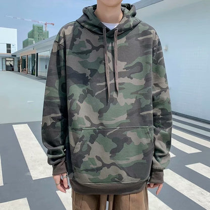 Mens Camouflage Hooded Sweatshirt