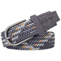 iron gray buckle 3.5cm gray and yellow