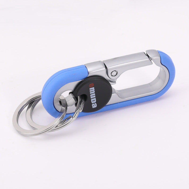 Mens Car Keychain with Double Ring