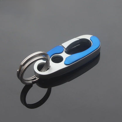 Mens Car Keychain with Double Ring
