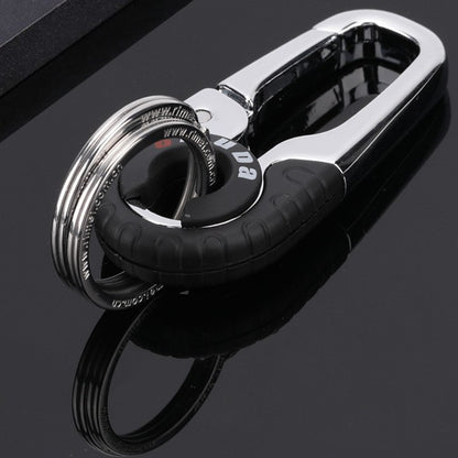 Mens Car Keychain with Double Ring