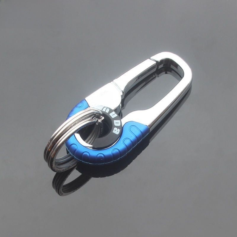 Mens Car Keychain with Double Ring