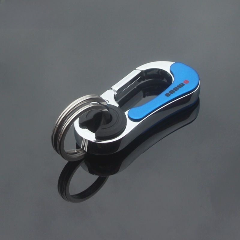 Mens Car Keychain with Double Ring