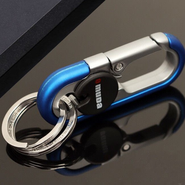 Mens Car Keychain with Double Ring