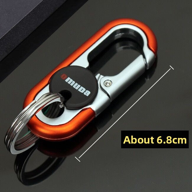 Mens Car Keychain with Double Ring